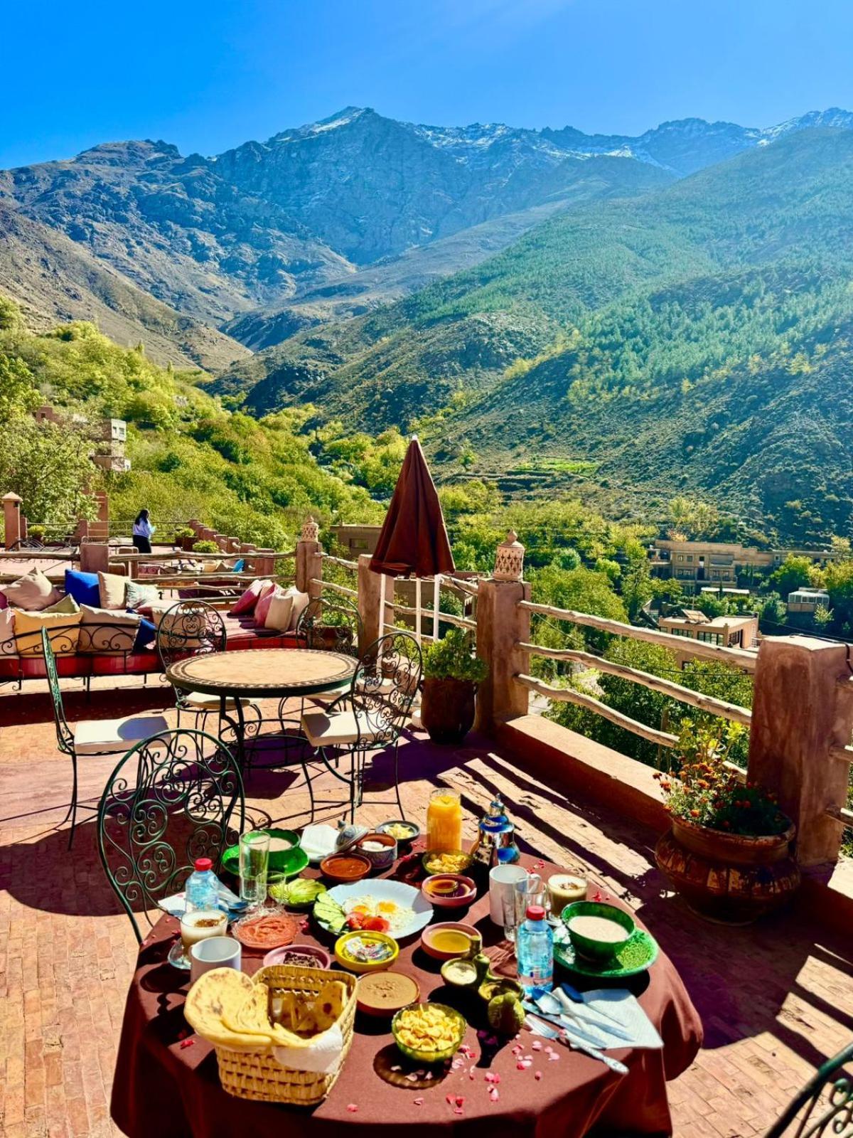 Hotel Aux Lumieres Du Toubkal Light Of Toubkal Imlil  Exterior foto