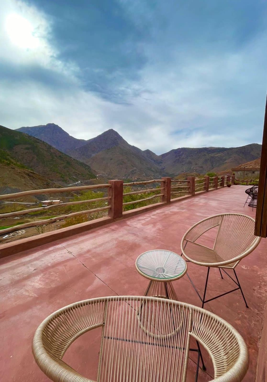 Hotel Aux Lumieres Du Toubkal Light Of Toubkal Imlil  Exterior foto